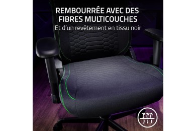 RAZER Chaise Gaming iskur V2 Black Réf: RZ38-05310100-R3G1  - CHAIR GAMING
