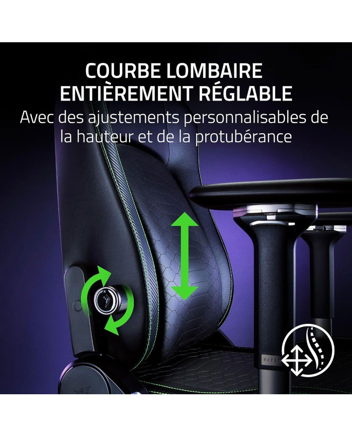 RAZER Chaise Gaming iskur V2 Fabric - CHAIR GAMING