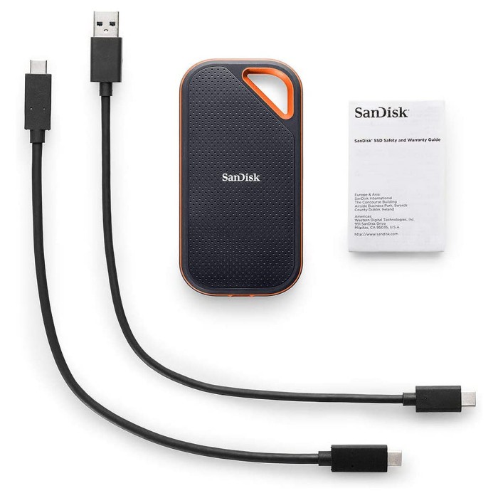 SSD Portable SanDisk Extreme 2 To – V2 (SDSSDE61-2T00-G25) - Disque dur externe SSD Portable SanDisk Extreme 2 To – V2 (SDSSDE61-2T00-G25) - Disque dur externe