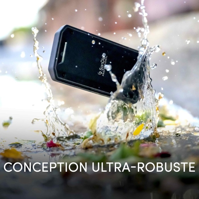 SanDisk Professional 2 TO PRO | 3000 Mo/s | 40Gbps |SSD EXTERNE MAROC SanDisk Professional 2 TO PRO | 3000 Mo/s | 40Gbps |SSD EXTERNE MAROC