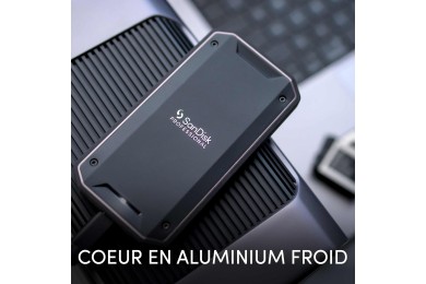 SanDisk Professional 2 TO PRO | 3000 Mo/s | 40Gbps |SSD EXTERNE MAROC