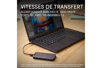 SanDisk Professional 2 TO PRO | 3000 Mo/s | 40Gbps |SSD EXTERNE MAROC