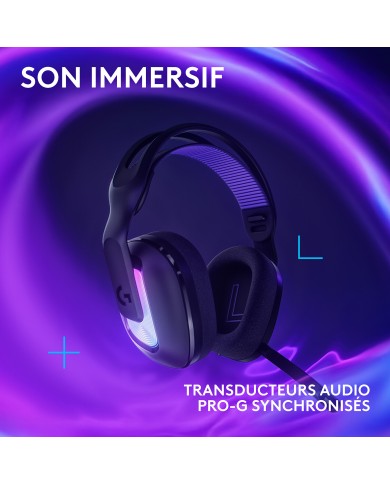 Logitech G G522 Lightspeed (Noir) - Micro-casque