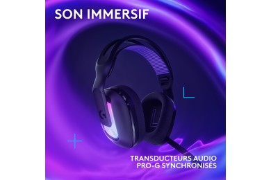 Logitech G G522 Lightspeed (Noir) - Micro-casque
