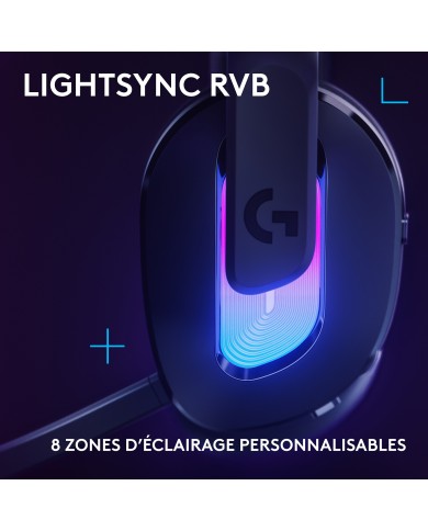 Logitech G G522 Lightspeed (Noir) - Micro-casque