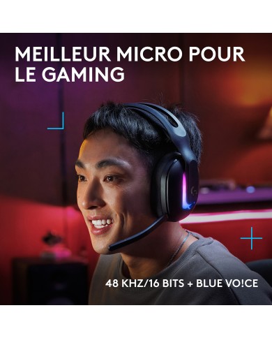Logitech G G522 Lightspeed (BLANC) - Micro-casque