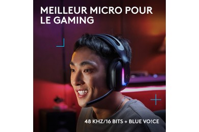 Logitech G G522 Lightspeed (BLANC) - Micro-casque