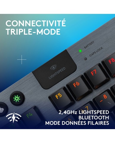 Logitech G G915X TKL Lightspeed Noir (Linear Version) - CLAVIER GAMER Logitech G G915X TKL Lightspeed Noir (Linear Version) - CLAVIER GAMER