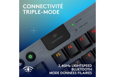 Logitech G G915X TKL Lightspeed Noir (Linear Version) - CLAVIER GAMER Logitech G G915X TKL Lightspeed Noir (Linear Version) - CLAVIER GAMER
