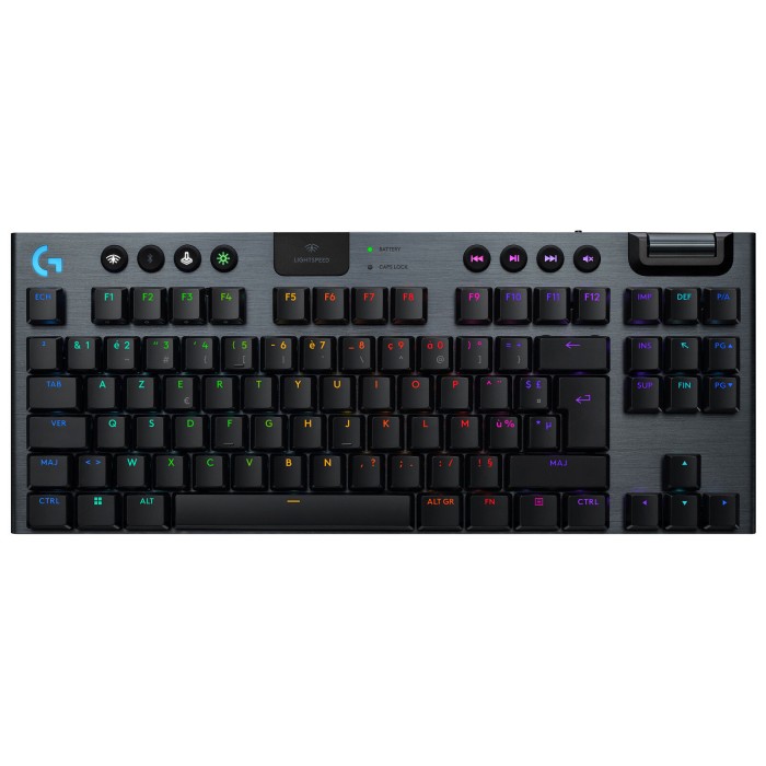 Logitech G G915X TKL Lightspeed Noir (Linear Version) - CLAVIER GAMER