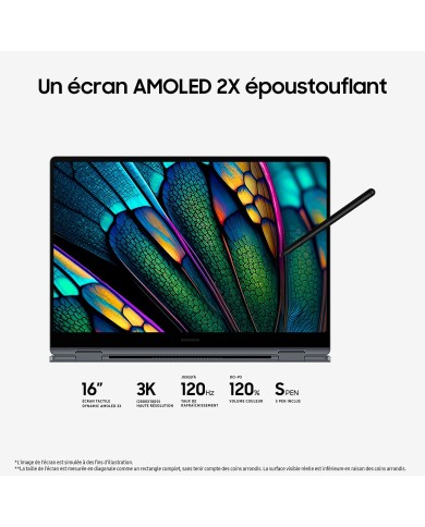 Samsung Galaxy Book4 Pro 360 16" AMOLED 120 Hz - PC PORTABLE