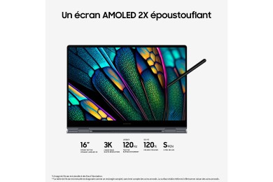 Samsung Galaxy Book4 Pro 360 16" AMOLED 120 Hz - PC PORTABLE Samsung Galaxy Book4 Pro 360 16" AMOLED 120 Hz - PC PORTABLE