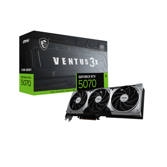 MSI GeForce RTX 5070 VENTUS 3X OC 12G - Carte Graphique