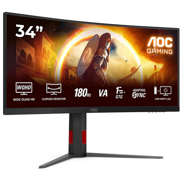 AOC CU34G4 34" 180Hz 0.5ms Curved - Ecran PC