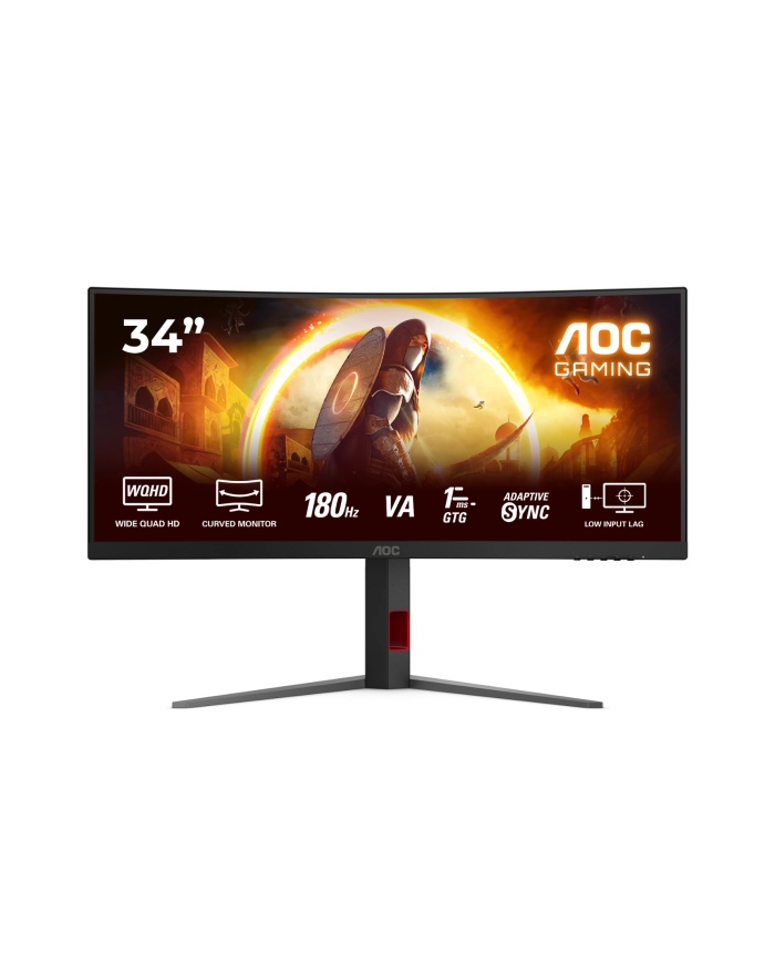 AOC CU34G4 34" UltraWide 180Hz 0.5ms WQHD Curved Maroc