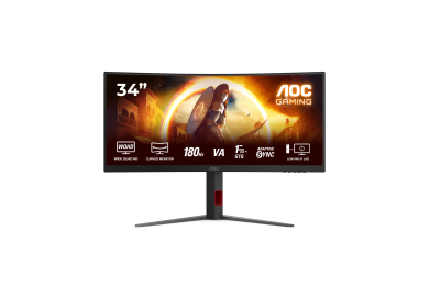 AOC CU34G4 34" UltraWide 180Hz 0.5ms WQHD Curved Maroc