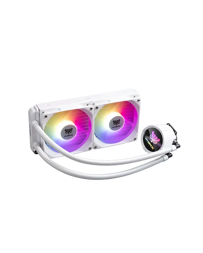 HYBROK HL240W RGB White Watercooling 240mm ARGB Maroc