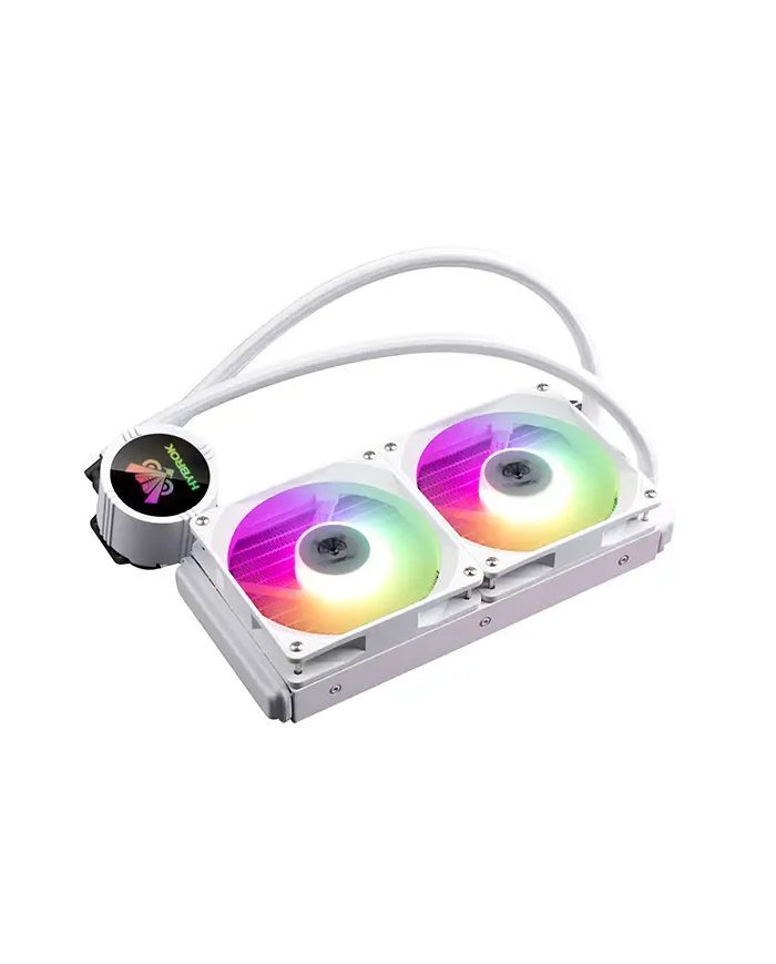 HYBROK HL240W RGB White Watercooling 240mm ARGB Maroc