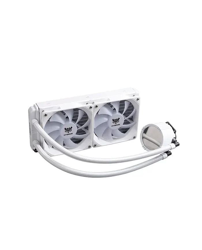 HYBROK HL240W RGB White Watercooling 240mm ARGB Maroc