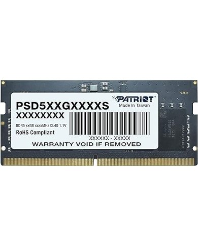 Patriot 32GB DDR5 5600MHz SODIMM Laptop Gaming Maroc