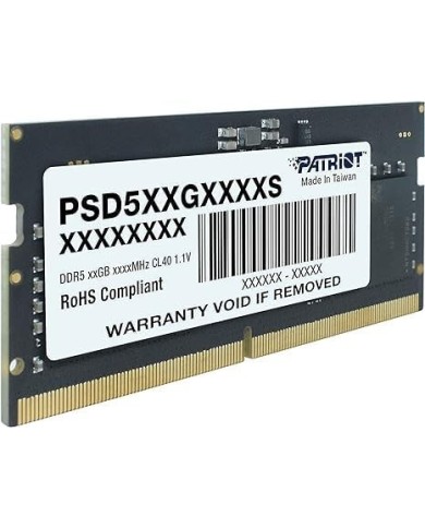 Patriot 32GB DDR5 5600MHz SODIMM Laptop Gaming Maroc