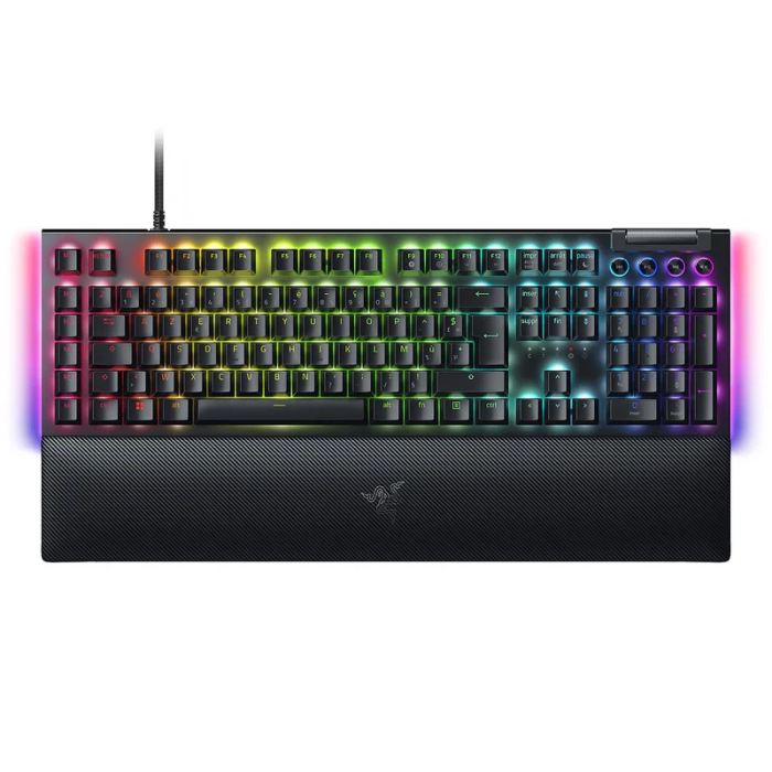 Clavier Razer BlackWidow V4 FR AZERTY Mécanique Vert RGB