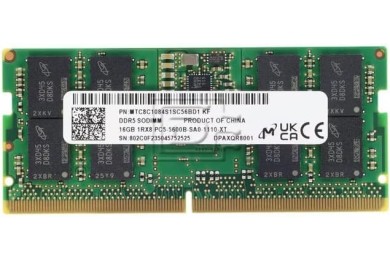 RAM Micron 16GB DDR5 5600MHz SODIMM Laptop Maroc