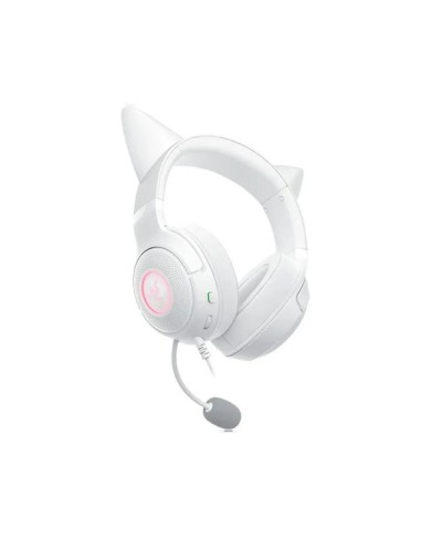 Razer Kraken Kitty V2 Blanc USB Oreilles Chat RGB 7.1 Maroc