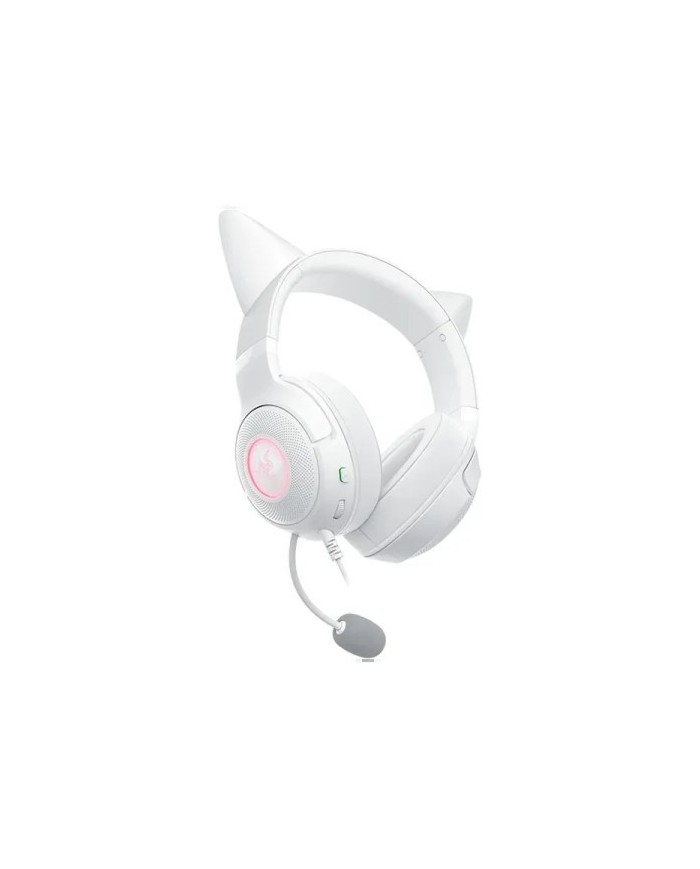 Razer Kraken Kitty V2 Blanc USB Oreilles Chat RGB 7.1 Maroc