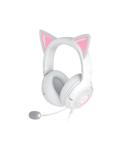Razer Kraken Kitty V2 Blanc USB Oreilles Chat RGB 7.1 Maroc