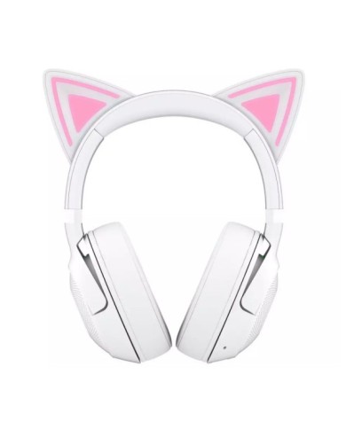 Razer Kraken Kitty V2 BT BLANC Oreilles Chat RGB Maroc