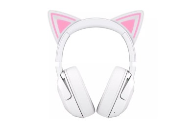 Razer Kraken Kitty V2 BT BLANC Oreilles Chat RGB Maroc