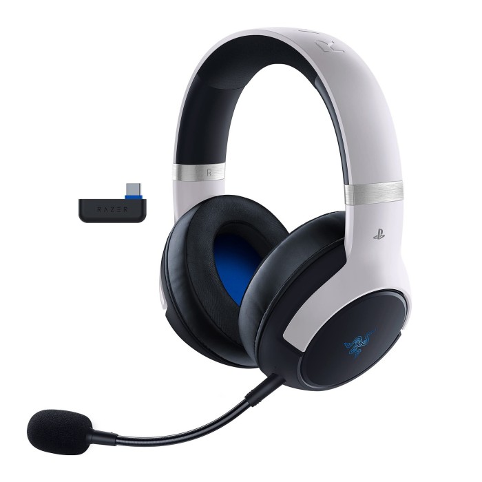 Razer Kaira HyperSpeed PS5 Blanc Sans Fil Officiel PlayStation Maroc