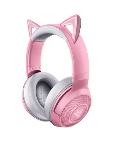 Razer Kraken Kitty V2 BT Quartz Rose Oreilles Chat RGB Maroc