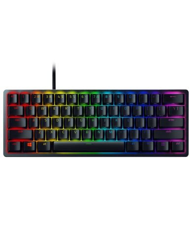 Razer Huntsman Mini Mercury Blanc 60% Optical Red AZERTY Maroc