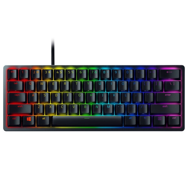 Razer Huntsman Mini Mercury Blanc 60% Optical Red AZERTY Maroc
