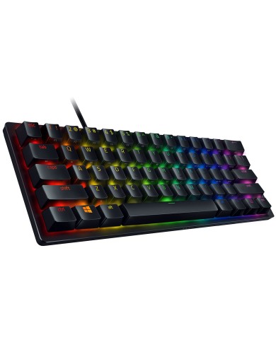 Razer Huntsman Mini Mercury Blanc 60% Optical Red AZERTY Maroc