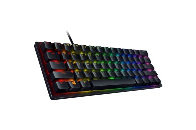 Razer Huntsman Mini Mercury Blanc 60% Optical Red AZERTY Maroc