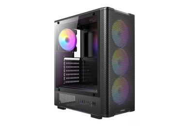 Antec Boîtier VX310 ARGB Noir - Mid Tower ATX