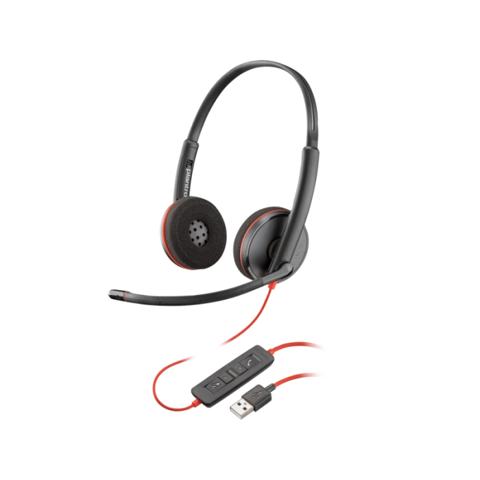 Plantronics Blackwire C3220 - Casque USB Stéréo Poly Polyvalen