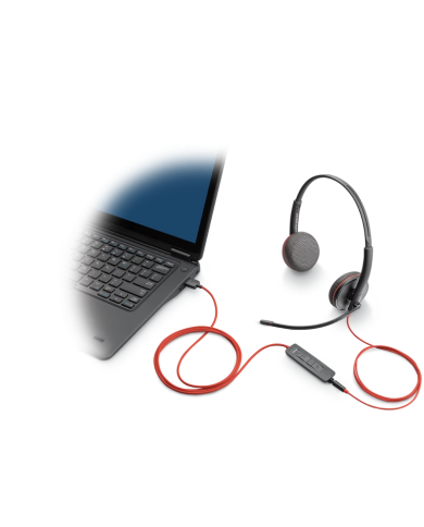 Plantronics Blackwire C3220 - Casque USB Stéréo Poly Polyvalen
