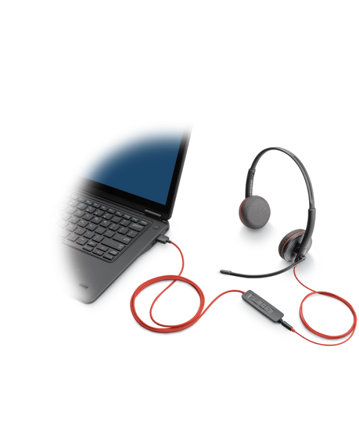 Plantronics Blackwire C3220 - Casque USB Stéréo Poly Polyvalen