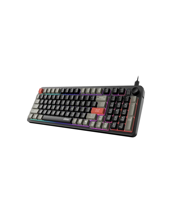 MSI FORGE GK110 FR - Clavier Gaming Méca-Membrane RGB AZERTY
