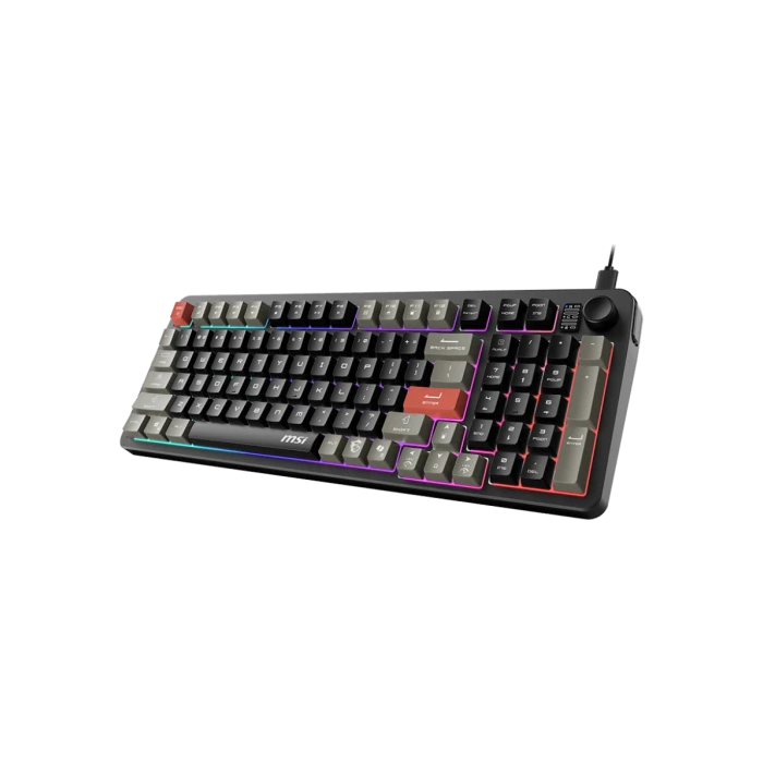 MSI FORGE GK110 FR - Clavier Gaming Méca-Membrane RGB AZERTY
