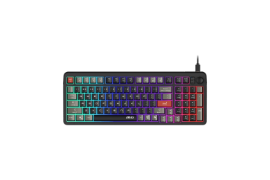 MSI FORGE GK110 FR - Clavier Gaming Méca-Membrane RGB AZERTY