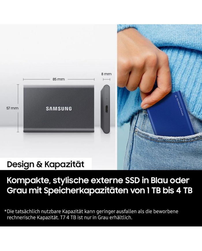 Samsung Portable SSD T7 4TB