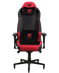 Hybrok FLY SHARK - Chaise Gamer Ergonomique 4D Noir/Rouge