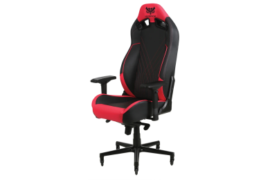 Hybrok FLY SHARK - Chaise Gamer Ergonomique 4D Noir/Rouge