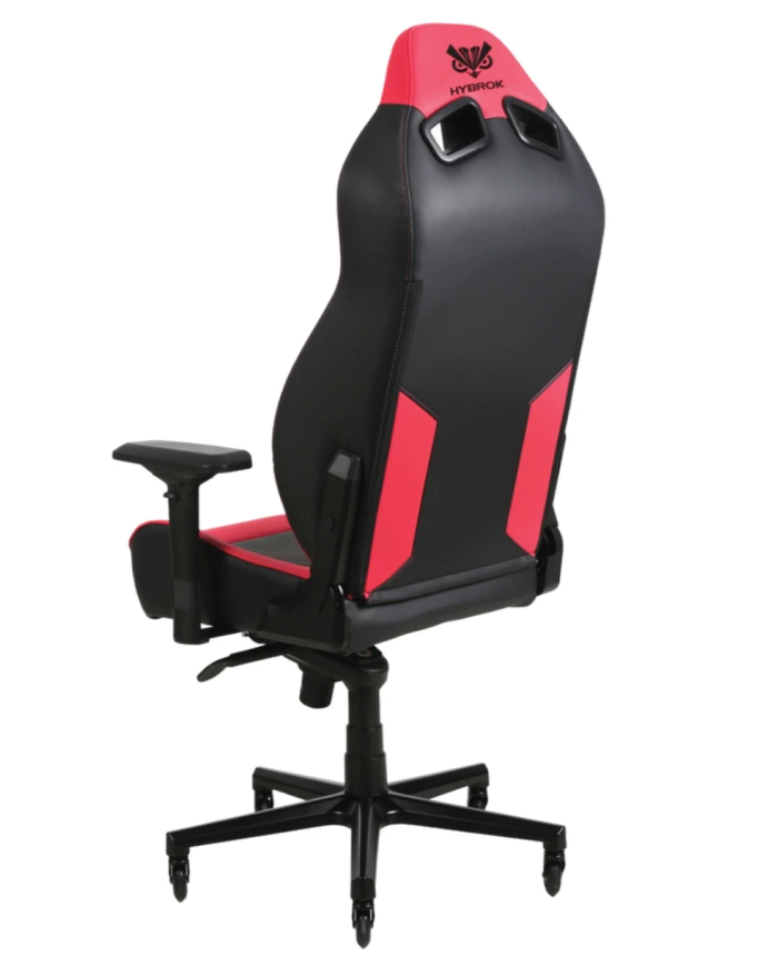 Hybrok FLY SHARK - Chaise Gamer Ergonomique 4D Noir/Rouge