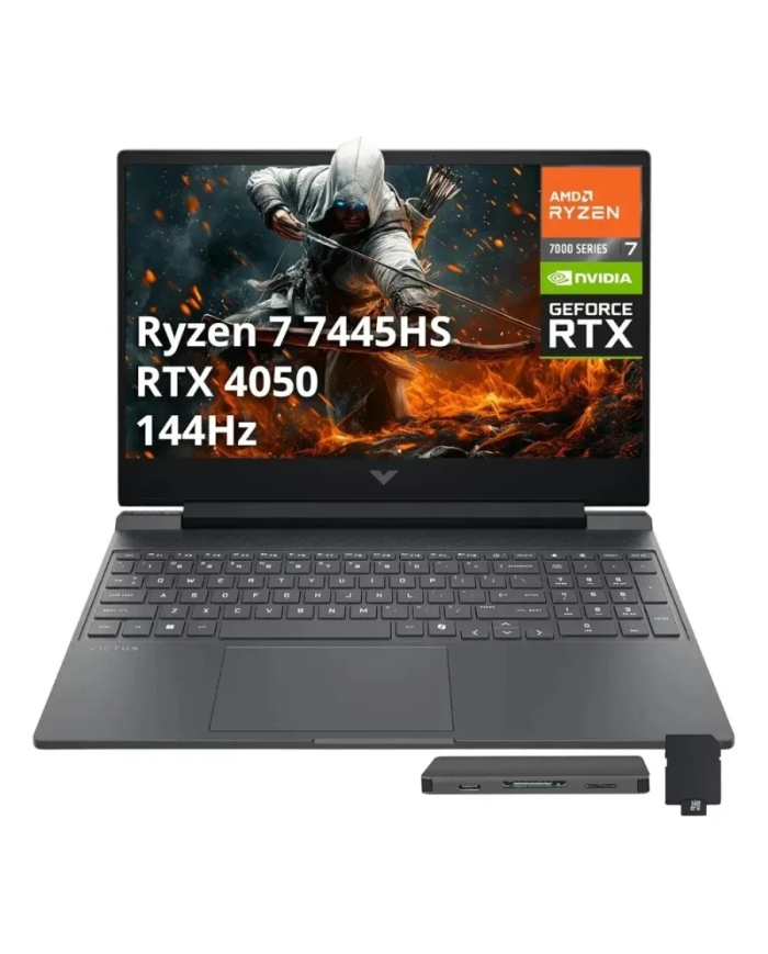 HP Victus 15 - Ryzen 7 7445HS - RTX 4050 6GB - 16Go - 512Go SSD - 15.6" 144Hz